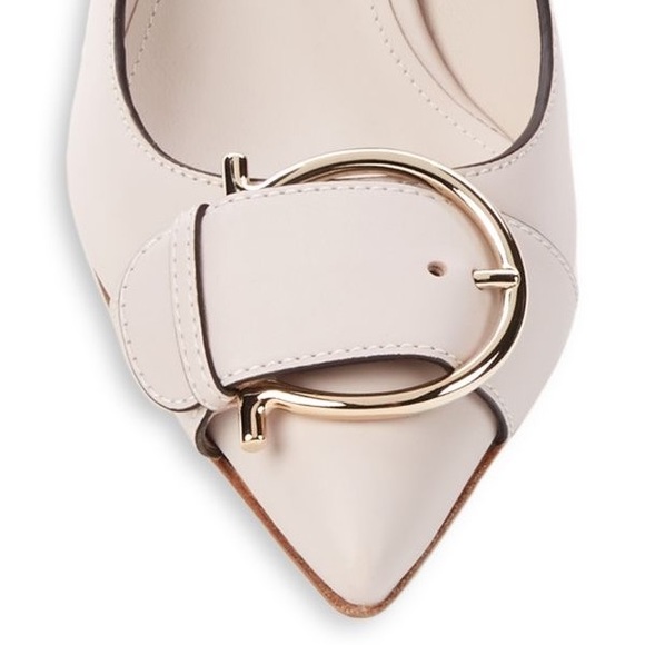 🆕 👠 SALVATORE FERRAGAMO Bione Vitello Pumps 4.0cm Color: Jasmine Size: 8C - Picture 10 of 10